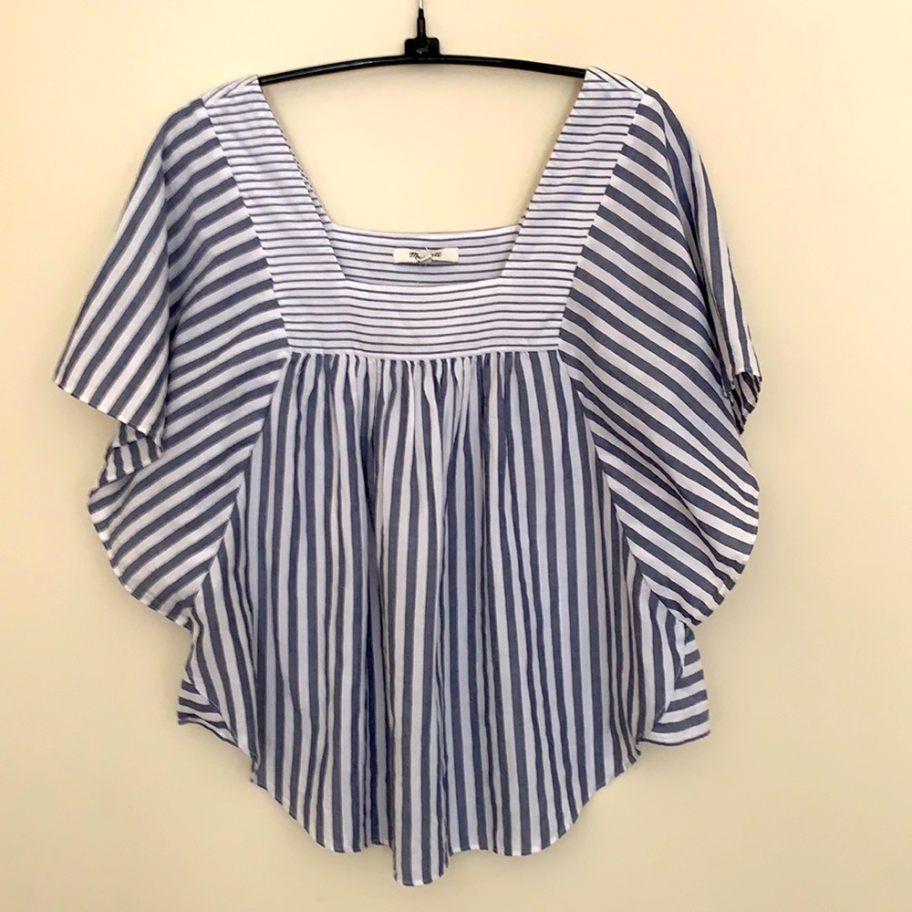 Madewell Cropped Stripped Top